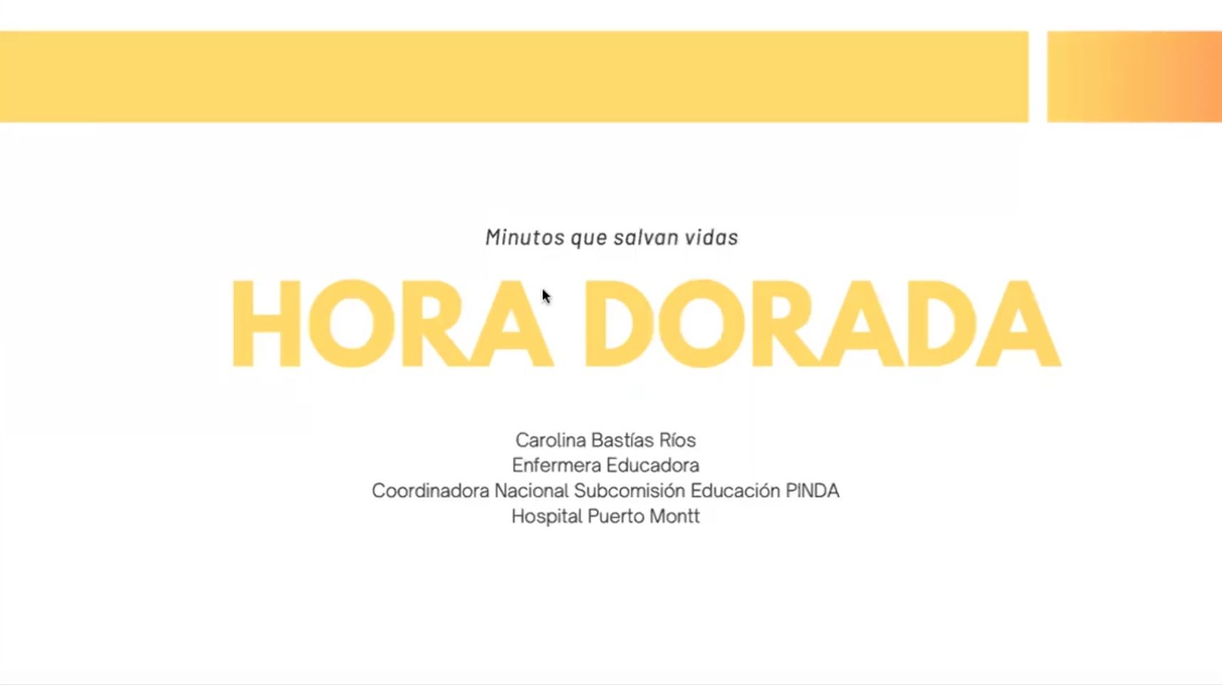 Webinar SEOC: La Hora Dorada