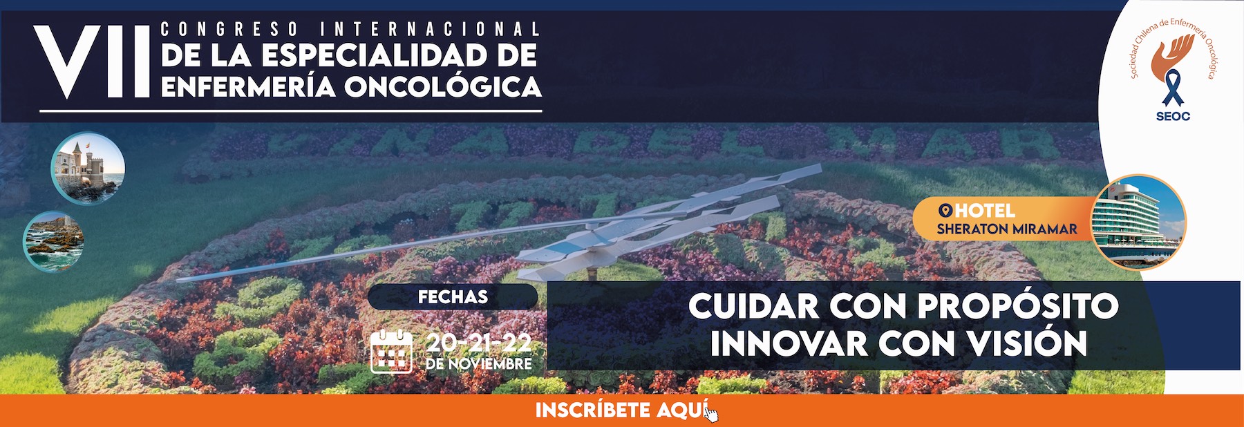 Afiche del VII Congreso Internacional de la Especialidad de Enfermería Oncológica 2025