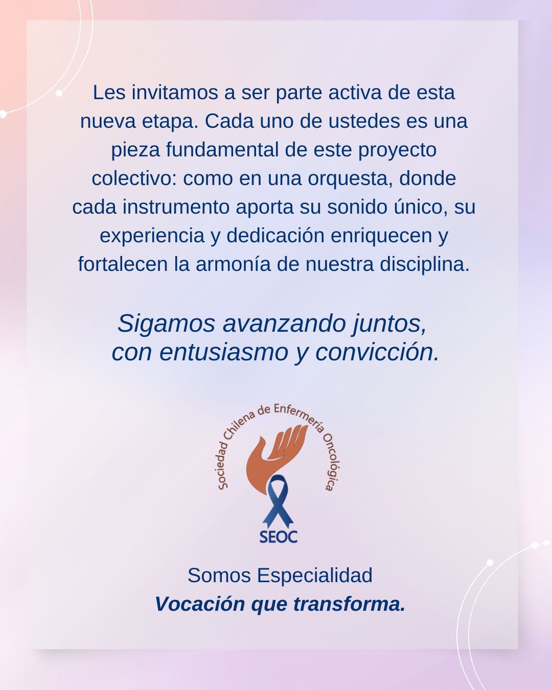 Comunidad SEOC — enfermería oncológica de Chile